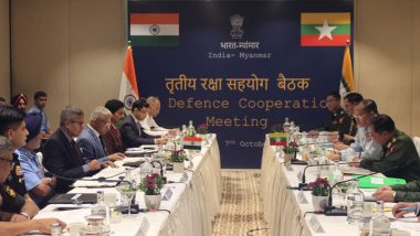 World News | India, Myanmar Discuss Initiatives to Strengthen Defence Cooperation