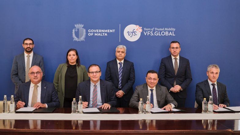 World News | VFS Global, Malta Govt Sign Joint Declaration to Expand Citizen Services, Skills Development