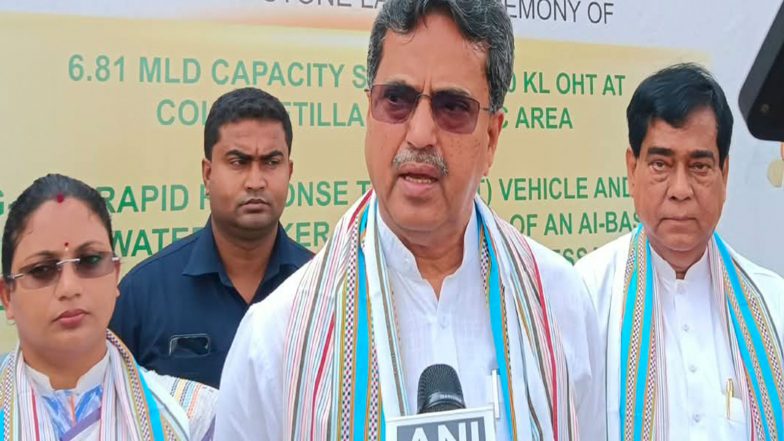 India News | Tripura CM Manik Saha Launches Key Water Projects, AI-driven Grievance System in Agartala