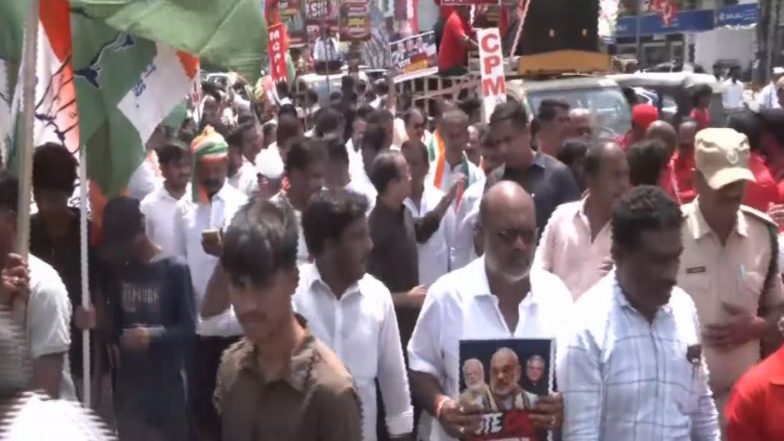India News | Telangana Congress Holds Chalo Lok Bhavan Protest, Seeks Gyanesh Kumar’s Resignation