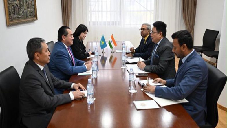 World News | India and Kazakhstan Vow to Strengthen Forward-looking Partnership