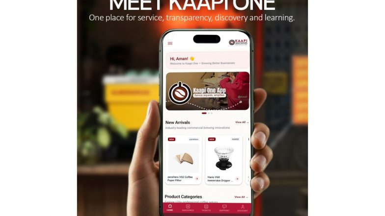 Business News | Kaapi Machines Launches Kaapi One to Simplify the Coffee Equipment Journey