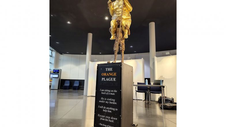 World News | Trump, Gold and the ‘Orange Plague’: Satirical King Unveiled at the European Parliament