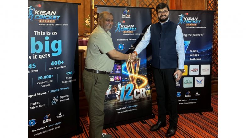 Business News | Kisan Cricket League Launches One of India’s Largest Nationwide Talent-Hunt Platforms, Taking Rural Cricketers and Music Performers to The National Stage