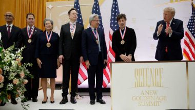 World News | Trump Honours Six Tech Giants with National Medals of Science, Technology and Innovation