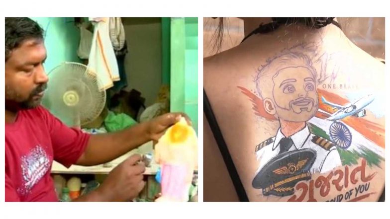 Entertainment News | Navaratri Preparations in Full Swing in Gujarat; Youngsters Get Tattoos Featuring Captain Smit Machhar, CWG 2030