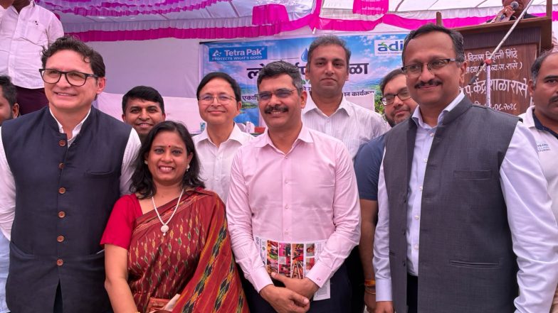 Business News | Tetra Pak Enables 73 Million Litres of Annual Groundwater Recharge Potential in Khed; Hands Over Rejuvenated Ponds to the Community