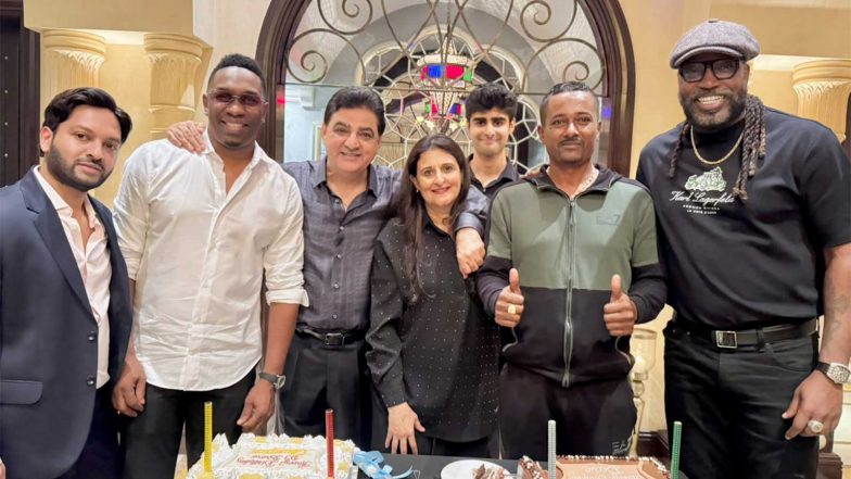 Sports News | West Champions Owner Ajay Sethi Hosts Dwayne Bravo’s Birthday Celebration in Dubai