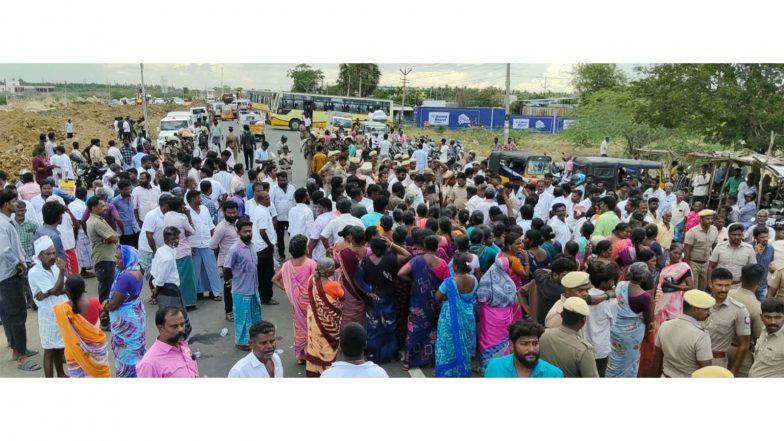 India News | TN: Body of Missing Finance Firm Employee Found Near Uchipuli; Highway Blocked in Protest