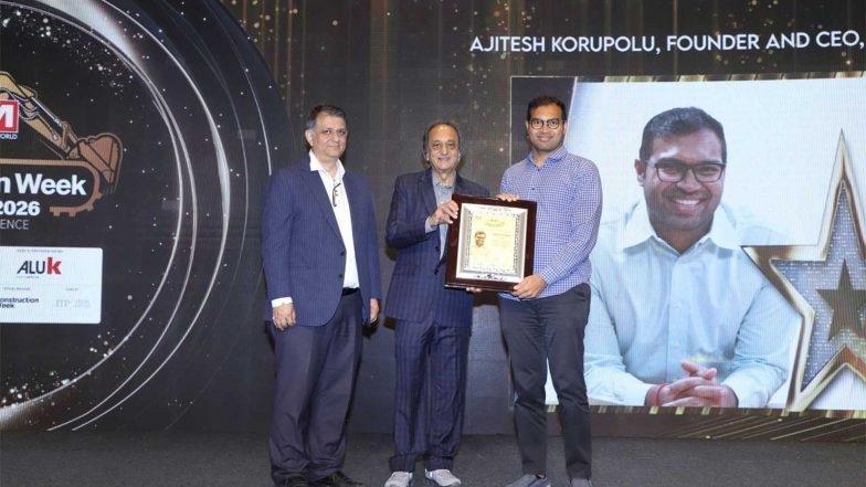 Business News | Hyderabad Real Estate Developer Ajitesh Korupolu Wins Growth Leader of the Year Award