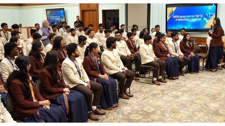 India News | PM Modi Interacts with Team India Representatives at 48th WorldSkills Competition