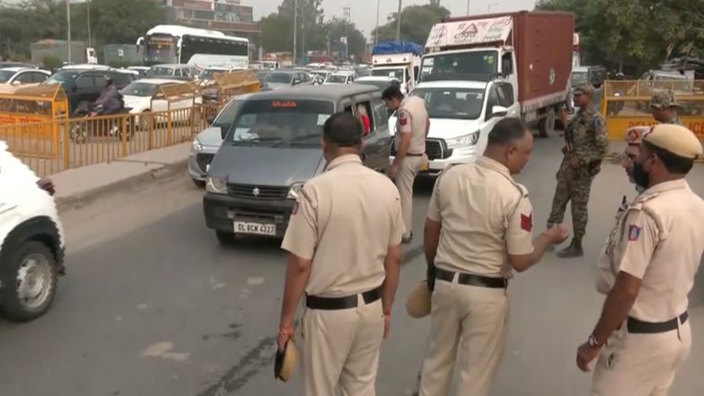 India News | Security Checks Intensify at Delhi Borders Ahead of CJP Jantar Mantar 2.0 Protest