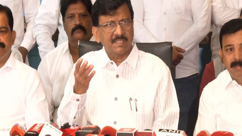 India News | “Trains Stopped, Borders Sealed”: Sanjay Raut Slams Centre over Tight-security Protocols Against CJP Protest