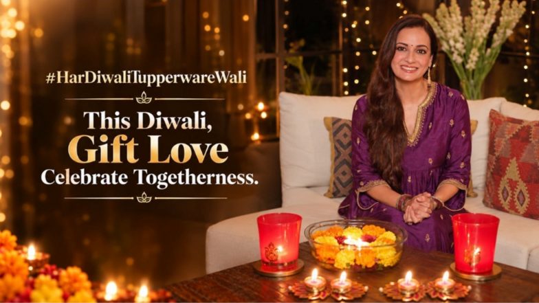Business News | Tupperware, the OG of Indian Kitchens, Makes Every Diwali Tupperware Wali with TUP Celebration Glassware, Exclusively on Instamart