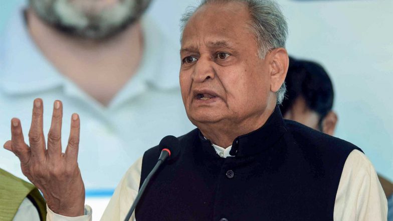 India News | Former Rajasthan CM Ashok Gehlot Slams BJP Chief Nitin Nabin's Remarks on Oppn's Protest Against CEC