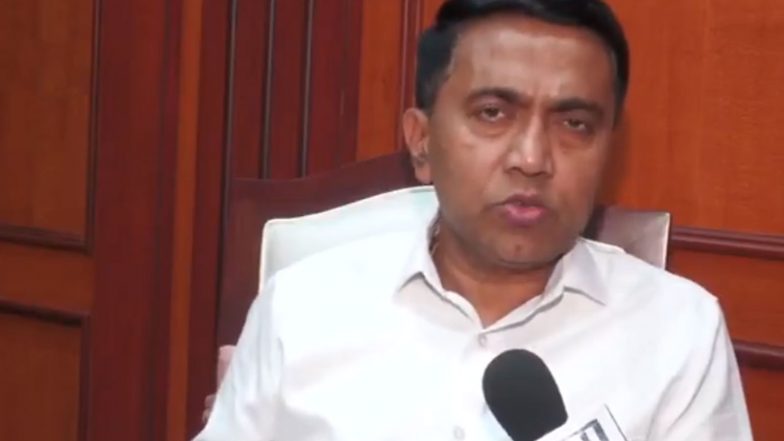 India News | “Certain Parties Inciting Youth”: Goa CM Sawant Takes Dig at Opposition Following Protest Against CEC