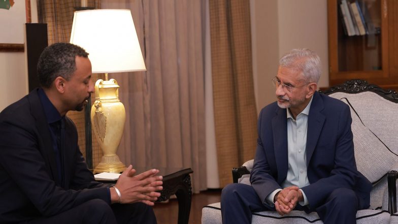 World News | Jaishankar Meets Ethiopian Investments Holdings CEO, Discusses Deeper Investment Ties