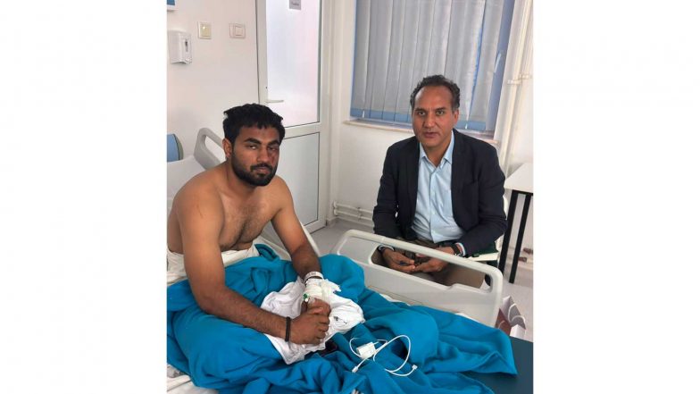 World News | Three Indians Rescued from Black Sea Vessel Attack Depart Romania for India