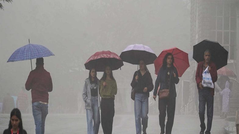India News | Rain Lashes Kangra as IMD Forecasts Thunderstorms, Widespread Rainfall Across Himachal Pradesh