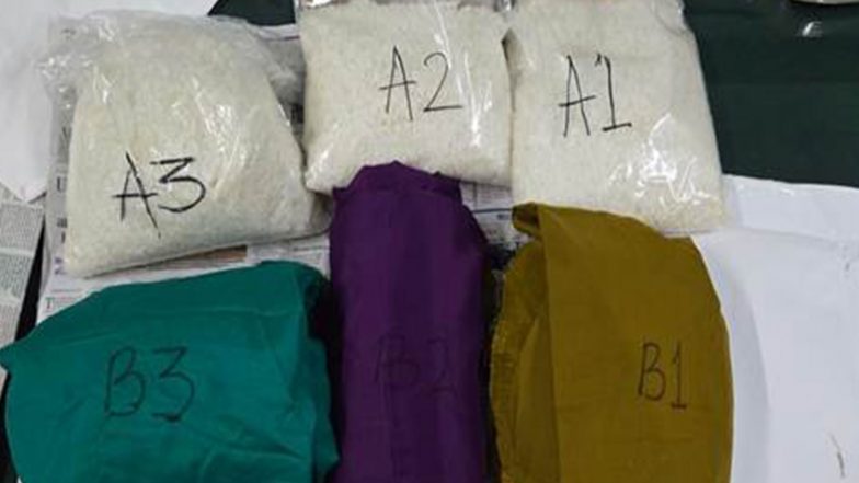 India News | DRI Seizes Around 5.75 Kg Crystal Meth from Train Passenger in a Crack Down on Drug Trafficking; One Arrested