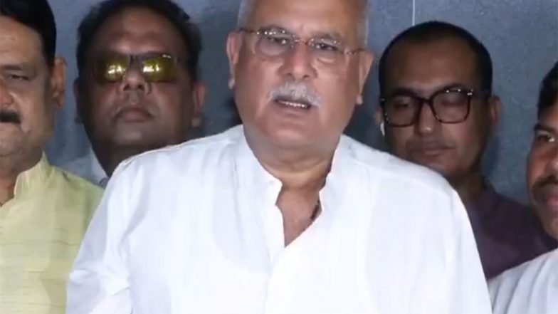 India News | “Public Mandate Has Been Stolen”: Bhupesh Baghel Alleges EVM Tampering, Voter Deletions Ahead of Scheduled Congress Protest