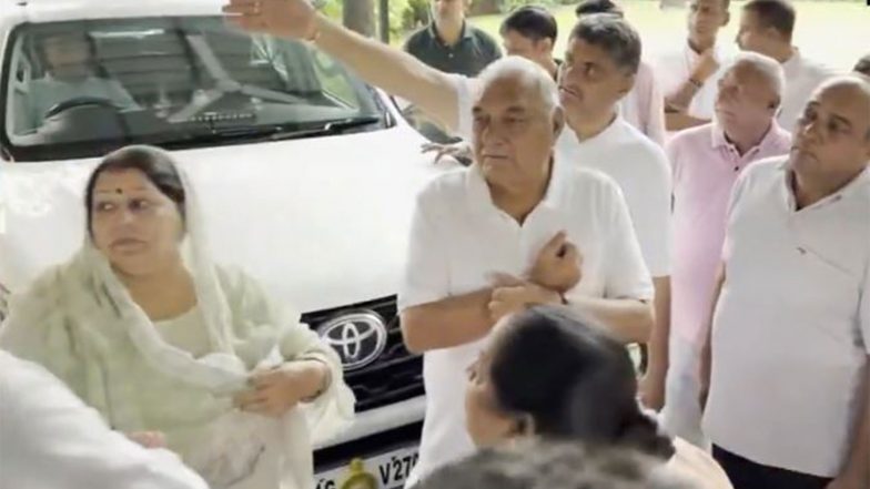 India News | Haryana Congress Leaders Gather at Hooda's Residence Ahead of INDIA Bloc's March to SC