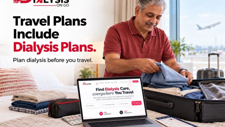 Business News | DialysisOnGo Helps Dialysis Patients Book Dialysis Centres Across India While Travelling