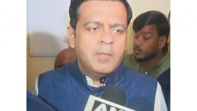 India News | Newly Elected Rajya Sabha Member Dhanraj Nathwani Thanks SP Chief Akhilesh Yadav