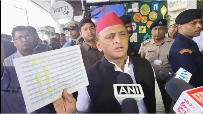 India News | “BJP Still Making Fake Votes”: Akhilesh Yadav Questions Election Commission's Impartiality as INDIA Bloc Protests