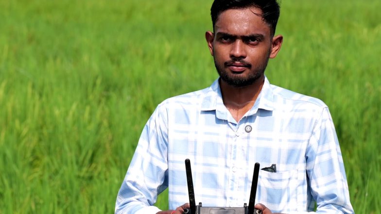 India News | Agricultural Drones Make Crop Spraying Faster and More Affordable in Gujarat’s Vadodara