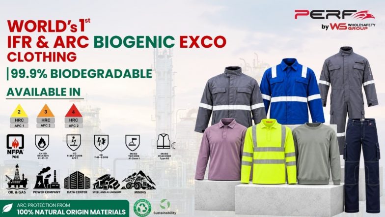 Business News | PERF Launches World’s 1st Biogenic IFR & ARC Flash Protective Workwear in India for High-Risk Power, Data Centres, Metal, Mining and Oil & Gas Industries