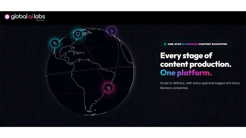 Business News | Global AI Labs Unveils Private Beta of One-Stop AI Content Platform Featuring More Than 150 Tools for Content Creation