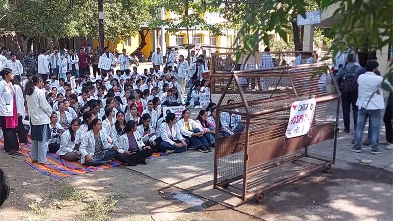 India News | Ujjain: Ayurveda Intern Doctors Lock Hospital Gates over Stipend Hike Demand