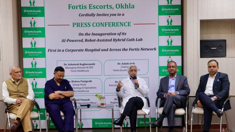 India News | AI Meets Robotics: Delhi Hospital Introduces Next-Generation Hybrid Cath Lab for Cardiac Treatment to Save Lives