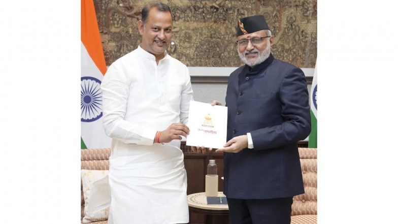 India News | Delhi: Ravinder Indraj Singh Meets VP Radhakrishnan, Extends Invitation to Attend ‘Adwitiya Ramlila 2026’
