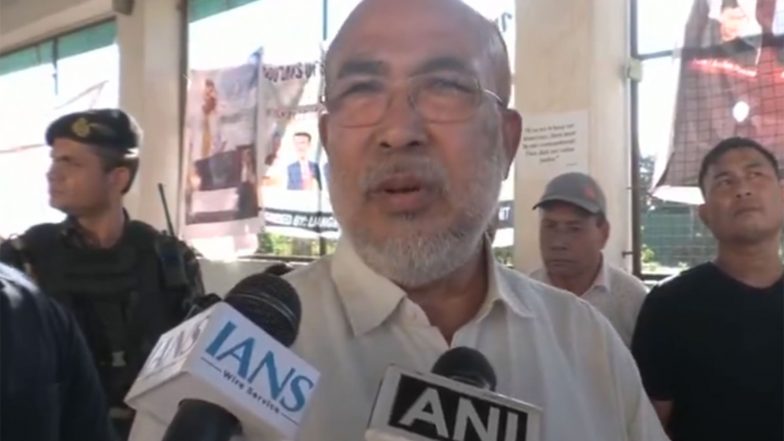 India News | Former Manipur CM Biren Singh Asks People to Embrace Manipuri Identity, Condemns Brutal Killings in Kangpokpi
