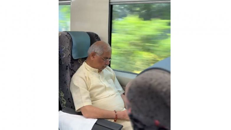 India News | Newly Appointed Tamil Nadu Governor Rajendra Arlekar Maintains Schedule, Travels to Palakkad