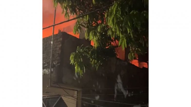 India News | Fire Breaks out at Furniture Godown in Hyderabad's Gudimalkapur