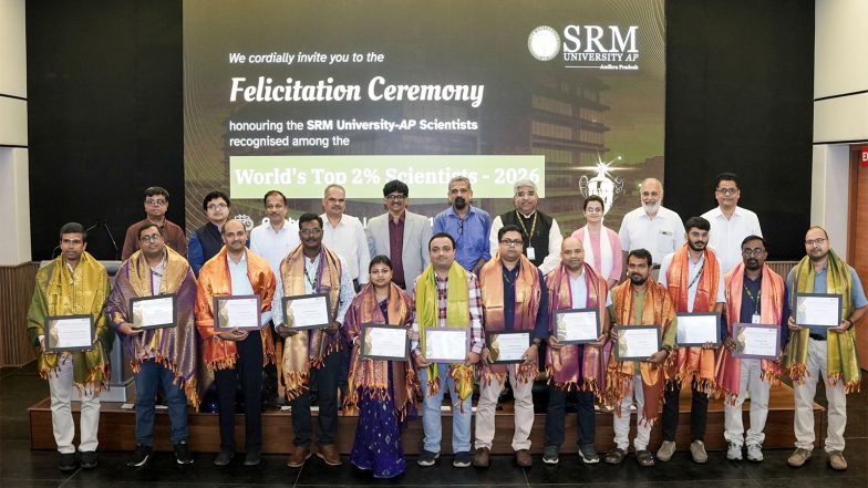 Business News | SRM AP's Research Excellence Grows as 20 Faculty Members Feature Among the World's Top 2 Percent Scientists