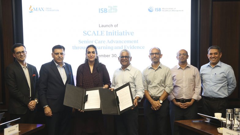 Business News | Max India Foundation and ISB Launch SCALE with Antara Senior Care as Founding Industry Partner to Advance Senior-Care Research