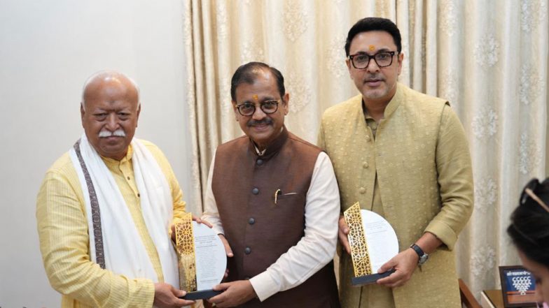 Entertainment News | 'Prahaar' Makers, Ujjwal Nikam Meet RSS Chief Mohan Bhagwat Ahead of Film Release