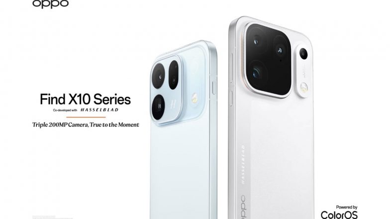 Business News | OPPO Find X10 Series to Launch on 22nd October, Combining Distinctive Camera Design with Immersive Display Technology