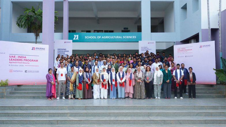 Business News | UAE–India Leaders Program Delegation Explores Anurag University’s Research and Innovation Ecosystem