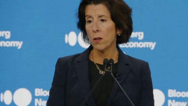 Business News | US, India Must Deepen Cooperation on AI, Semiconductors for Shared Security: Gina Raimondo