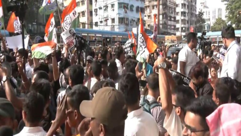 India News | TMC Holds Protest Against CEC Gyanesh Kumar in Kolkata; Kunal Ghosh Accuses BJP of Blocking Peaceful Rally