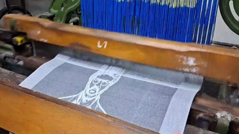 Entertainment News | Tamil Nadu Weaver Creates Rajinikanth’s Portrait on Fabric Ahead of 'Jailer 2' Release