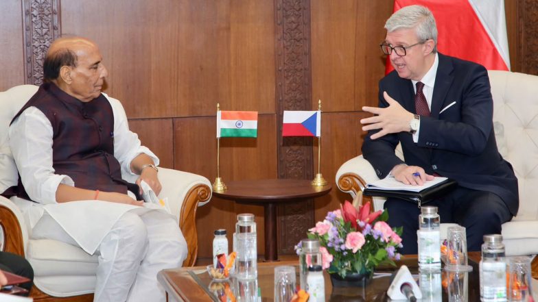 World News | India, Czech Republic Agree to Expand Defence Industrial Cooperation to Promote Make in India, Aatmanirbhar Bharat