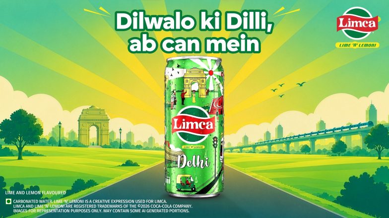 Business News | Limca Launches Its First-Ever Delhi City Can, Celebrating the Spirit, Art and Energy of the Capital