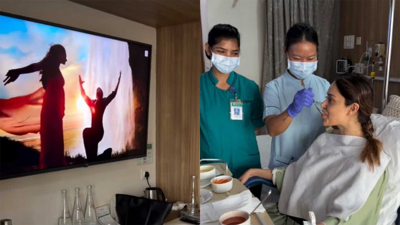 Entertainment News | Nushrratt Bharuccha Watches SRK-Kajol’s ‘Gerua’ While Recovering from Spine Surgery