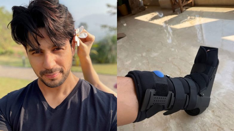 Entertainment News |  ‘Took Break a Leg Too Seriously’: Sidharth Malhotra Injures His Leg, Shares Pic in Medical Boot